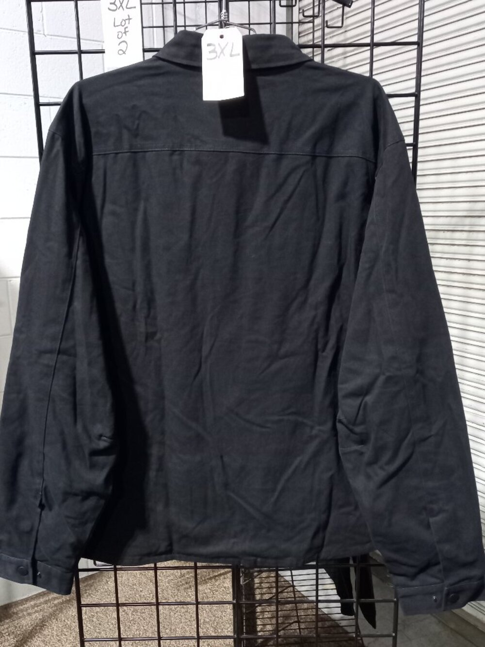 Men's Concealed Carry Flannel Lined Canvas Shirt Jacket + LS Henley | 3XL - Picture 4 of 12